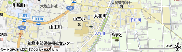 石川県七尾市大和町（リ）周辺の地図