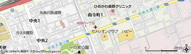 糸魚川信用組合　本部土休日時間外カード紛失・盗難受付周辺の地図