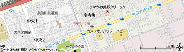 糸魚川信用組合本店周辺の地図