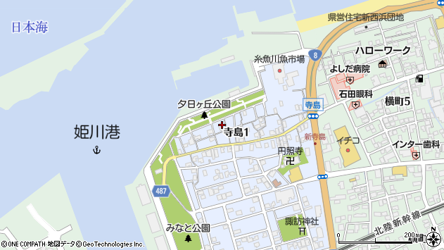 〒941-0066 新潟県糸魚川市寺島の地図