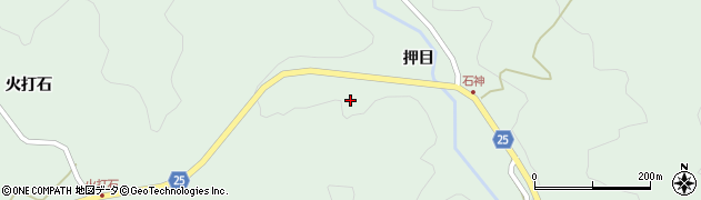 福島県鮫川村（東白川郡）赤坂西野（押目）周辺の地図