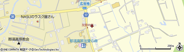 栃木県那須郡那須町高久甲5281周辺の地図