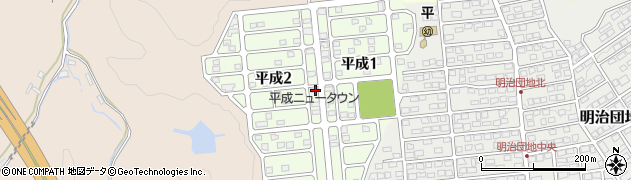 福島県いわき市平成周辺の地図