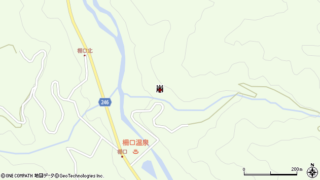 〒949-1325 新潟県糸魚川市崩の地図