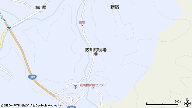 〒963-8400 福島県東白川郡鮫川村（以下に掲載がない場合）の地図