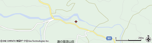 鷹羽鉱泉周辺の地図