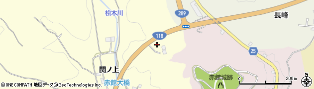 福島県棚倉町（東白川郡）檜木（畑沢）周辺の地図