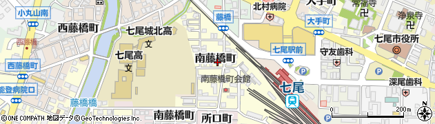 石川県七尾市南藤橋町子周辺の地図