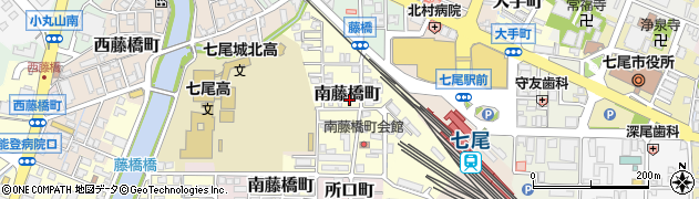 石川県七尾市南藤橋町（子）周辺の地図