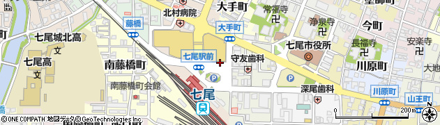 石川県七尾市神明町イ周辺の地図
