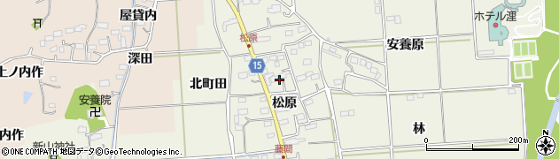福島県いわき市平藤間（松原）周辺の地図