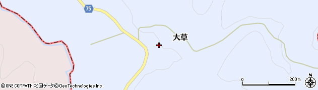 福島県石川郡浅川町大草岡野内周辺の地図
