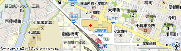 ニトリパトリア七尾店周辺の地図
