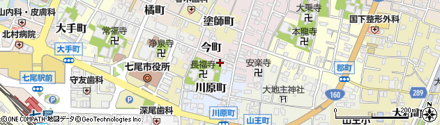 石川県七尾市今町40周辺の地図