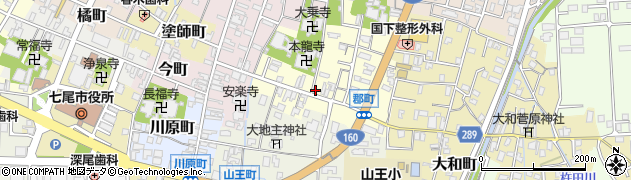 北國新聞販売株式会社　七尾販売所周辺の地図