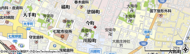 石川県七尾市今町1周辺の地図