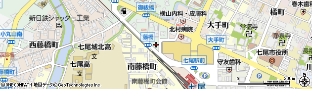 石川県七尾市北藤橋町（子）周辺の地図
