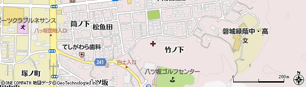 福島県いわき市平南白土（長塚）周辺の地図