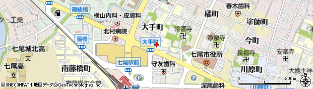 七尾市シルバー人材センター（公益社団法人）　ショップお宝周辺の地図