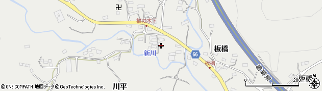 福島県いわき市内郷高野町（沢）周辺の地図