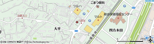 福島県いわき市内郷高坂町（八反田）周辺の地図