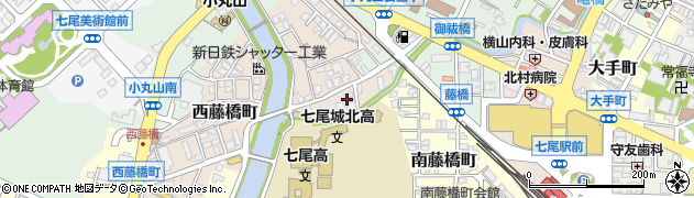 石川県七尾市西藤橋町（午）周辺の地図