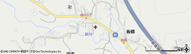 福島県いわき市内郷高野町沢24周辺の地図