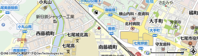 石川県七尾市南藤橋町子46周辺の地図