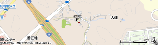 福島県いわき市内郷御厩町清水周辺の地図