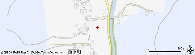 石川県七尾市西下町（ヘ）周辺の地図