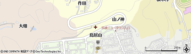 福島県いわき市内郷小島町（東）周辺の地図