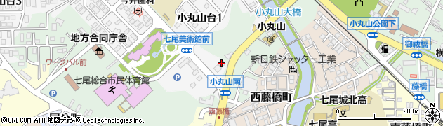 あっぷる七尾店周辺の地図