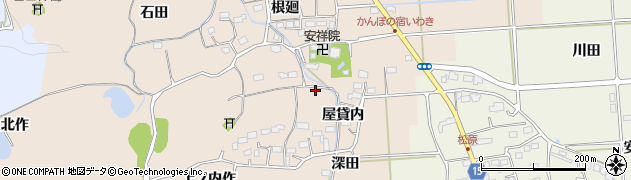 福島県いわき市平下大越（根岸）周辺の地図