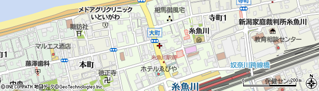 新潟県糸魚川市大町周辺の地図