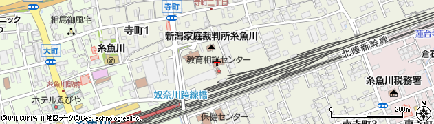 新潟地方法務局糸魚川支局　みんなの人権１１０番周辺の地図