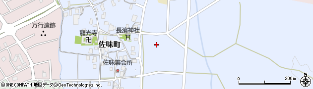 石川県七尾市佐味町カ周辺の地図