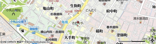 石川県七尾市桧物町周辺の地図