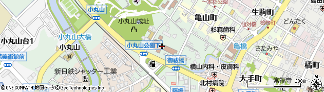 金沢保護観察所　七尾駐在官事務所周辺の地図