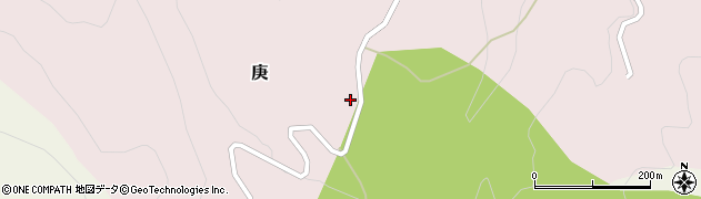 新潟県十日町市庚周辺の地図