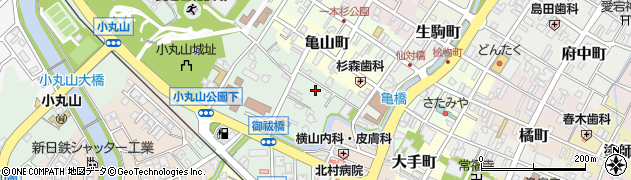 石川県七尾市馬出町ハ周辺の地図