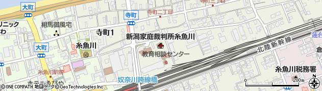 新潟家庭裁判所糸魚川出張所周辺の地図