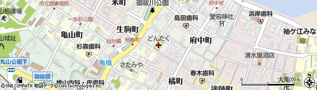 山成商事株式会社　スーパー部どんたく新鮮館周辺の地図