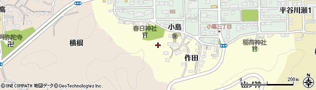 福島県いわき市内郷小島町周辺の地図