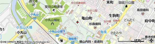 石川県七尾市馬出町（ナ）周辺の地図