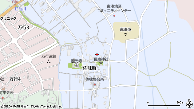 〒926-0011 石川県七尾市佐味町の地図