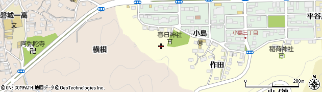 福島県いわき市内郷小島町（宮前）周辺の地図