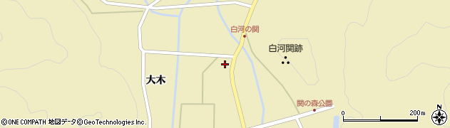 福島県白河市旗宿広表周辺の地図