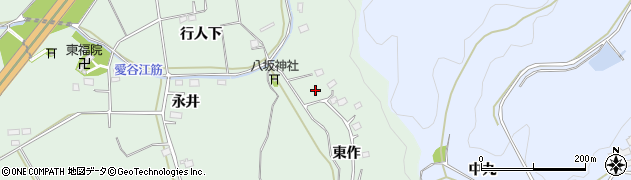 福島県いわき市平菅波（東作）周辺の地図