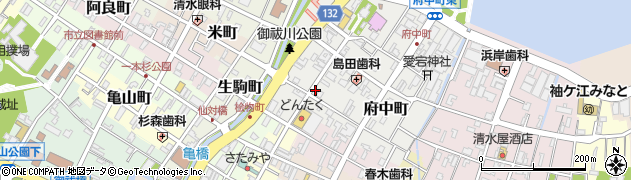内山商店周辺の地図