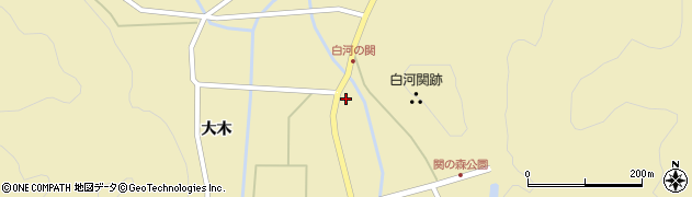 福島県白河市旗宿（白河内）周辺の地図